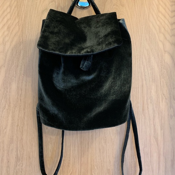 baggu velvet mini backpack